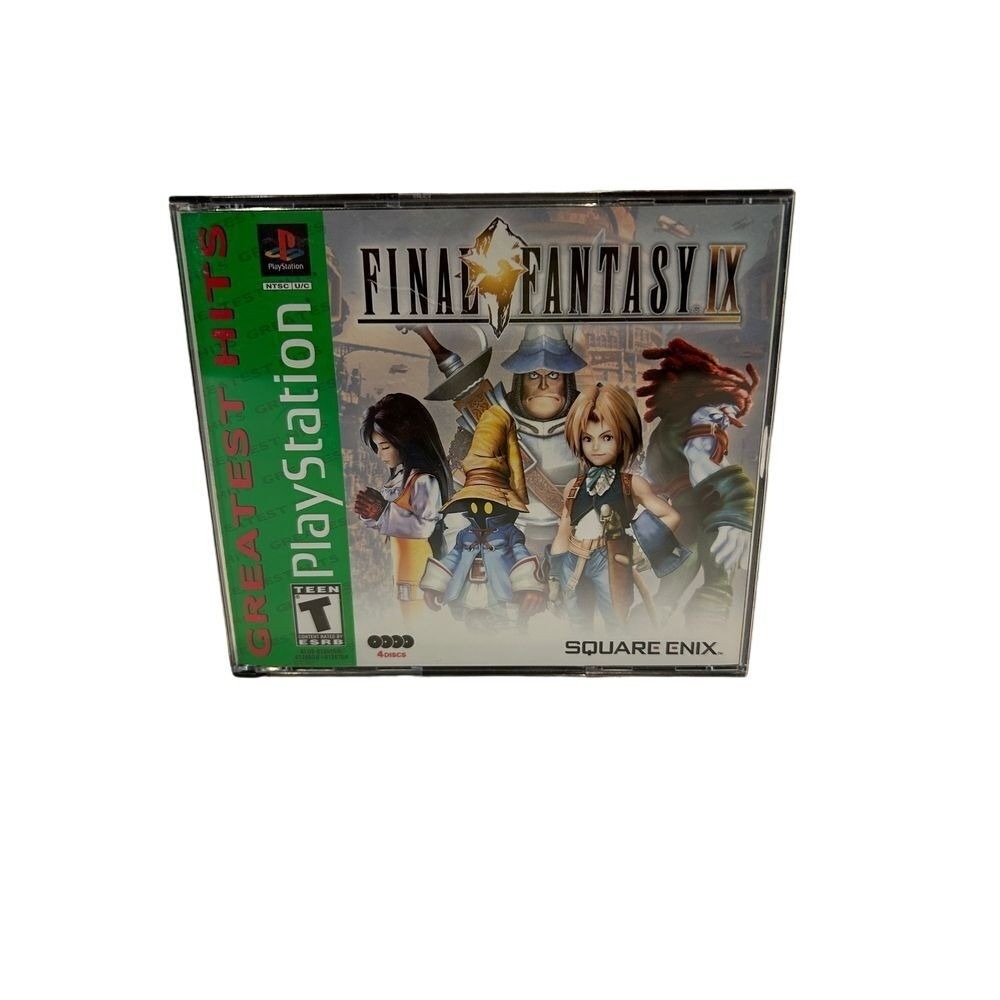 Square Enix Final Fantasy IX PS1 PlayStation 1 NTSC Greatest Hits 4-Disc Set
